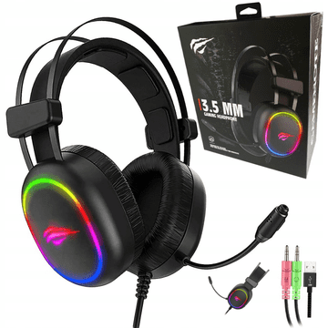 Havit Gamenote RGB LED slušalice s mikrofonom HV-H2016d