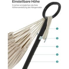 VASAGLE SONGMICS mreža s okvirom bež GHS001M01