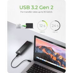 IcyBox IB-1807MT-C31 kućište za 1x M.2 NVMe SSD s USB-C 3.2 sučeljem i zaštitom od pisanja