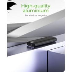 IcyBox IB-1807MT-C31 kućište za 1x M.2 NVMe SSD s USB-C 3.2 sučeljem i zaštitom od pisanja