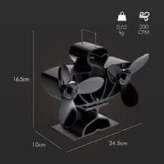 VonHaus Dvostruki ventilator za kamin