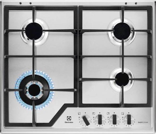 Electrolux KGS64362XX 600 SlimLine ugradbena plinska ploča za kuhanje