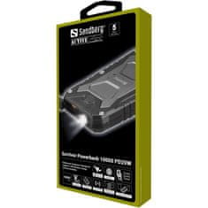 Sandberg Survivor Power Bank 10000 mAh PD20W prijenosna baterija