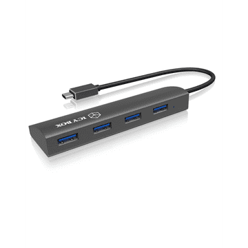 IcyBox IB-AC-6405C USB-C hub s 4x USB-A