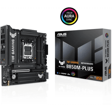 ASUS TUF GAMING B850M-PLUS, DDR5, SATA3, USB3.2Gen2x2, DP, 2.5GbE, AM5 mATX