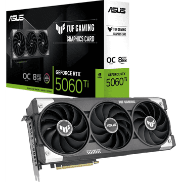 ASUS Grafička kartica TUF Gaming GeForce RTX 5060 Ti OC, 8GB GDDR7, PCI-E 5.0 TUF-RTX5060TI-O8G-GAMING