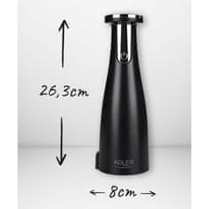 Adler AD4449b Električni mlin za sol i papar -set 3mlinice -USB crna