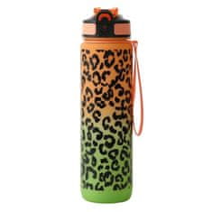 LIVEFY boca za vodu Panter 1l, zarančasta / zeleno