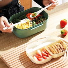 LIVEFY kutija za ručak s priborom za jelo Lunch 1.2l, zeleno