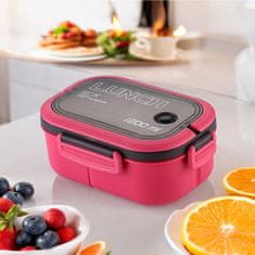 LIVEFY kutija za ručak s priborom za jelo Lunch 1.2l, ružičasta