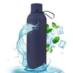 LIVEFY termosica Soft Touch 500 ml, tamnoplava