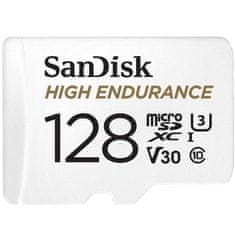 SanDisk 128GB High Endurance microSD Class 10 U3 V30 memorijska kartica s adapterom