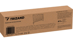 Trizand Nogometni gol s loptom, pumpom i sidrima, 120 x 40 x 80 cm