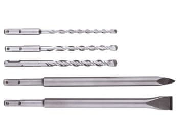 Metabo Set SDS-plus svrdala i dlijeta, 5 komada - ME 630465000