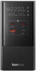 BASEUS stanica za punjenje, 6 priključaka 2xAC, 2xUSB, 2xUSB-C, 35W (E00023606113-00)