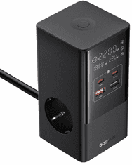 BASEUS stanica za punjenje, 6 priključaka 2xAC, 2xUSB, 2xUSB-C, 35W (E00023606113-00)