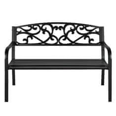 Aga Metalna vrtna klupa MR2044 127x60x89 cm