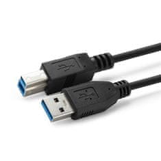 MicroConnect USB kabel A-B 3.0, 5m 5Gbps