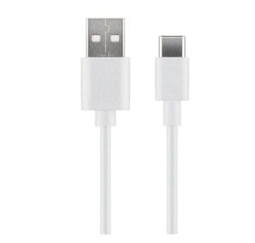 MicroConnect Kabel USB C-A 2.0, 1m, bijeli 480Mbps
