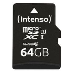 Intenso 64GB microSDXC UHS-I Class 10 Premium memorijska kartica