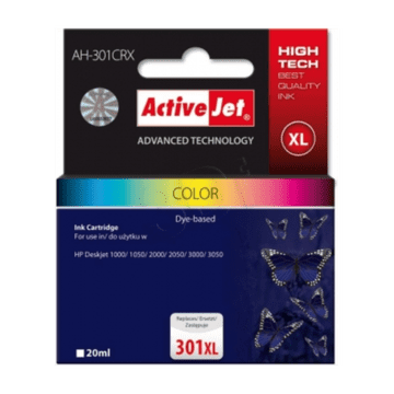 ActiveJet Komplet boja črnila HP CH564 301XL