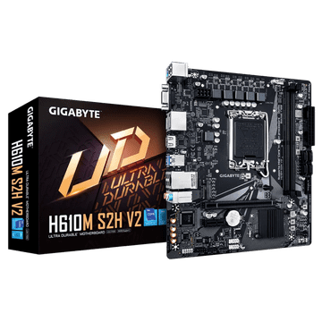 Gigabyte H610M S2H V2, DDR5, SATA3, DP, USB3.2Gen1, LGA1700 mATX