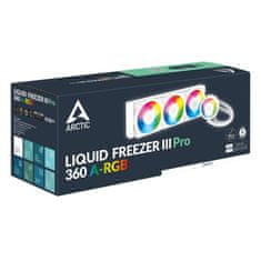Arctic LIQUID FREEZER III PRO 360mm A-RGB vodeno hlađenje za INTEL/AMD procesore (bijela)