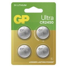 GP Ultra baterija, litijeva, CR2450, 4 blistera (B32854)