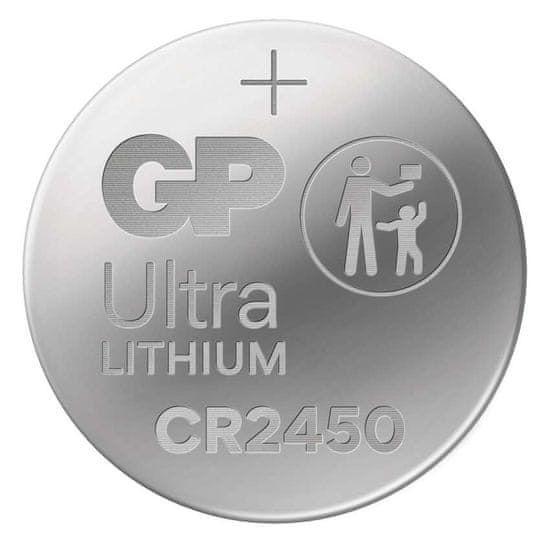 GP Ultra baterija, litijeva, CR2450, 4 blistera (B32854)