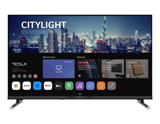 TESLA 32E645B TV, 80 cm (32), LED TV, WebOS, HD Ready (32E645BHW)