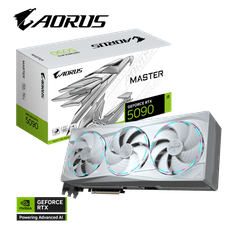 Gigabyte Grafička kartica AORUS GeForce RTX 5090 MASTER ICE 32G, 32GB GDDR7, PCI-E 5.0