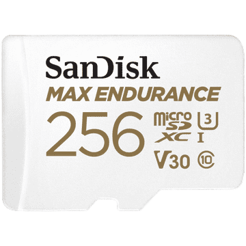 SanDisk MAX ENDURANCE microSDXC 256GB + SD Adapter