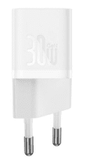BASEUS Mini GaN5 kućni punjač, 30W, bijeli (CCGN070502)