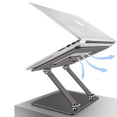 Severno Podesivi, aluminijski, ergonomski, X-PRO stalak za prijenosno računalo