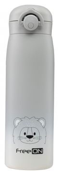 Freeon termos boca, 480 ml, lav, siva (380715)