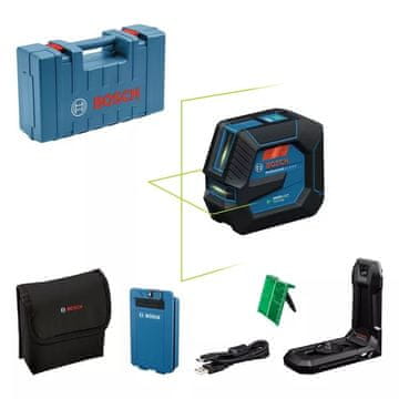 BOS GLL 20-22 G ZELENI LINIJSKI LASER + KUTIJU - B 601065602