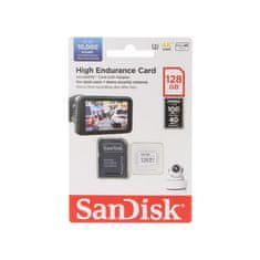 SanDisk 128GB High Endurance microSD Class 10 U3 V30 memorijska kartica s adapterom