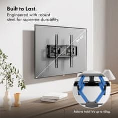 VonHaus 24-56 zakrivljeni TV zidni nosač do 45kg