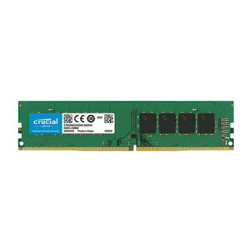 Crucial 16GB DDR4-3200 UDIMM PC4-25600 CL22, 1.2V