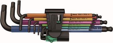 Wera Set imbus ključeva s kuglicom, crni laser - W05073593001