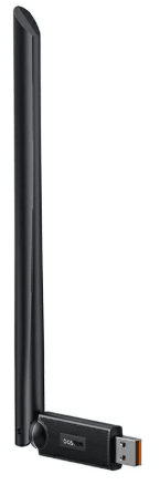 BASEUS FastJoy WiFi adapter, 650 Mbps, vanjska antena, crna (B01317600111-02)
