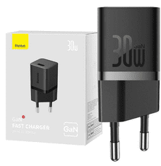 BASEUS GaN5 mini kućni punjač, 30W, crni (CCGN070401)