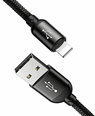 BASEUS kabel za punjenje, 1,2 m, USB, 3u1 Lightning/USB-C/Micro, 3,5 A, tri boje (CAMLT-BSY01)
