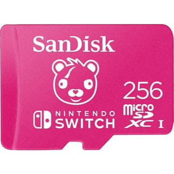 SanDisk Nintendo MicroSD UHS I Kartica - Fortnite izdanje, Cuddle Team, 256GB