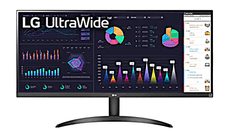 LG 34WQ500-B monitor, UltraWide, IPS, 2560 x 1080, DP