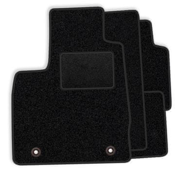 [BLM]CT010 crna - Set velur tepiha za Citroen C4 Picasso I 5 sjedala 2006.-2012. - crni detalji