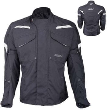 Wolf Wolf izdržljiva turistička motociklistička jakna Explorer Black 2XL