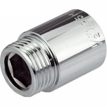 Invena Kromirani mesingani nastavak 1/2" 30 mm