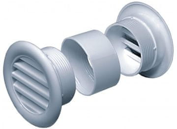 Awenta Bijela ventilacijska rešetka za otvor od 40 mm