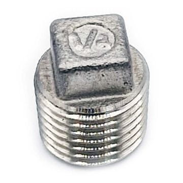 Petex 1/4” M1 čep s rubom, nehrđajući čelik